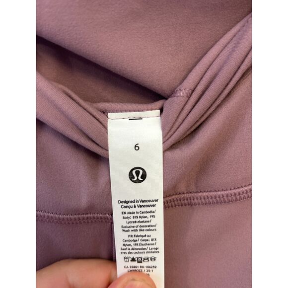 NWT Lululemon Align High Rise Leggings/Tights 23” Lavender Lux Size 6 Authentic - Picture 2 of 4